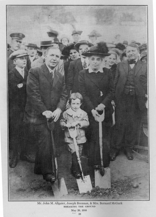Most Precious Blood, Rectory GroundBreaking, 1916
